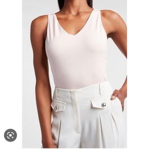 Express Body Contour v-neck tank top